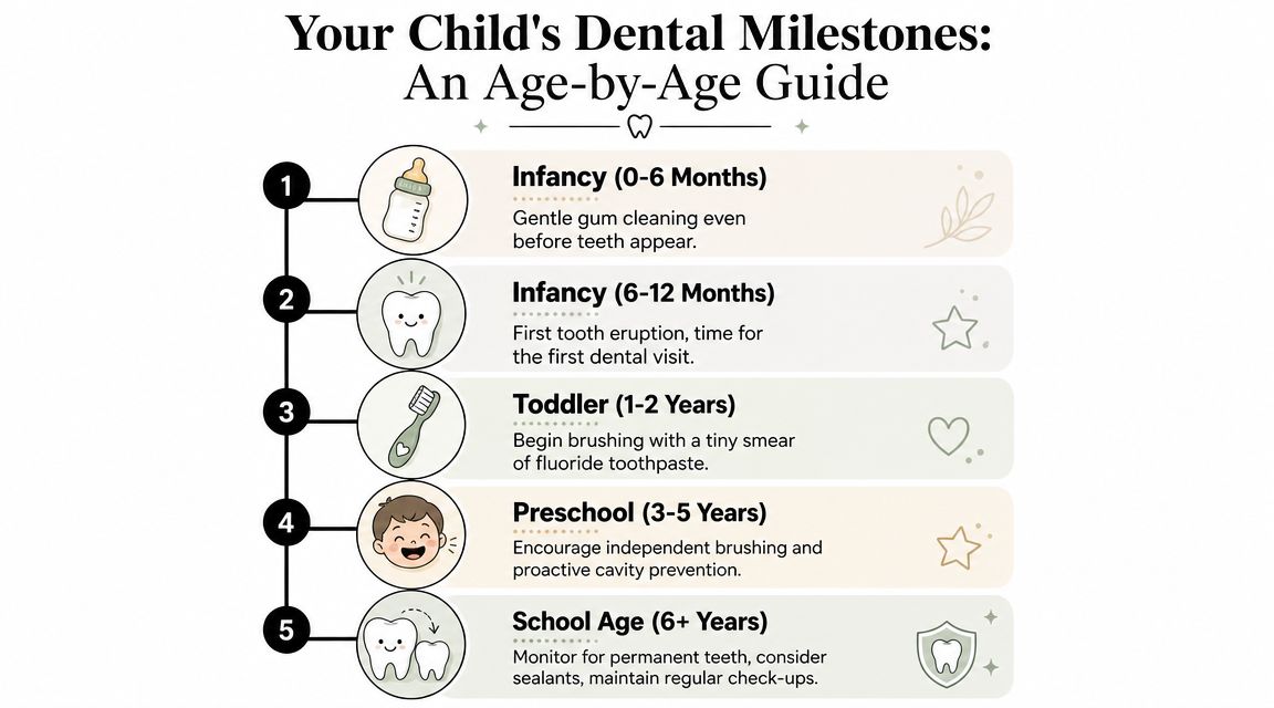 Your Child's Dental Milestones An Age-by-Age Guide