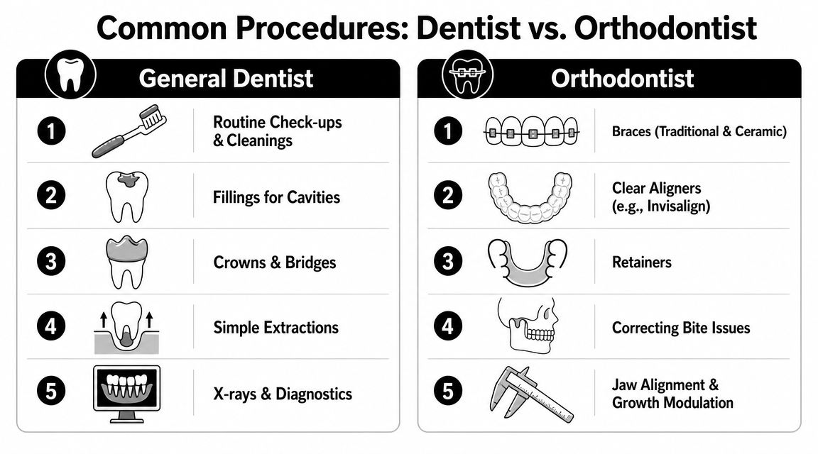 Common Procedures Who Handles What